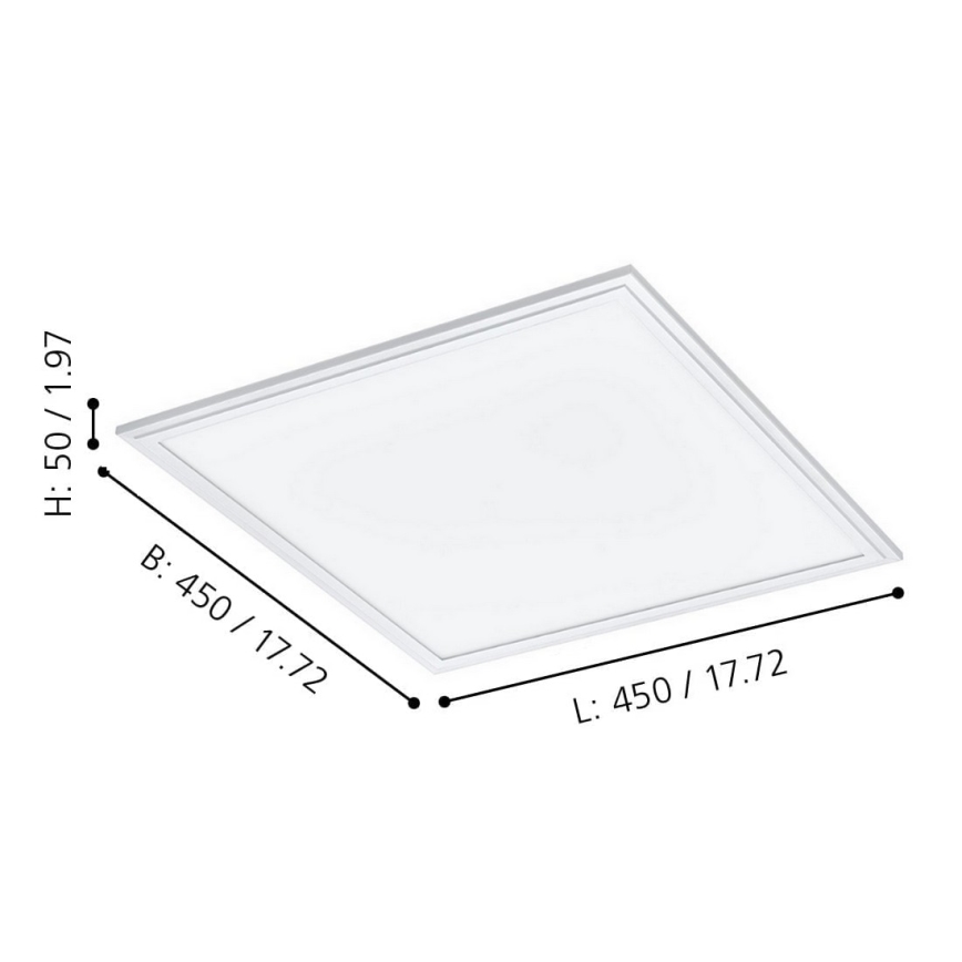 Eglo - Iluminação de teto LED com regulação LED/21,5W/230V branca ZigBee