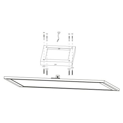 Eglo - Iluminação de teto LED com regulação LED/21,5W/230V branca ZigBee