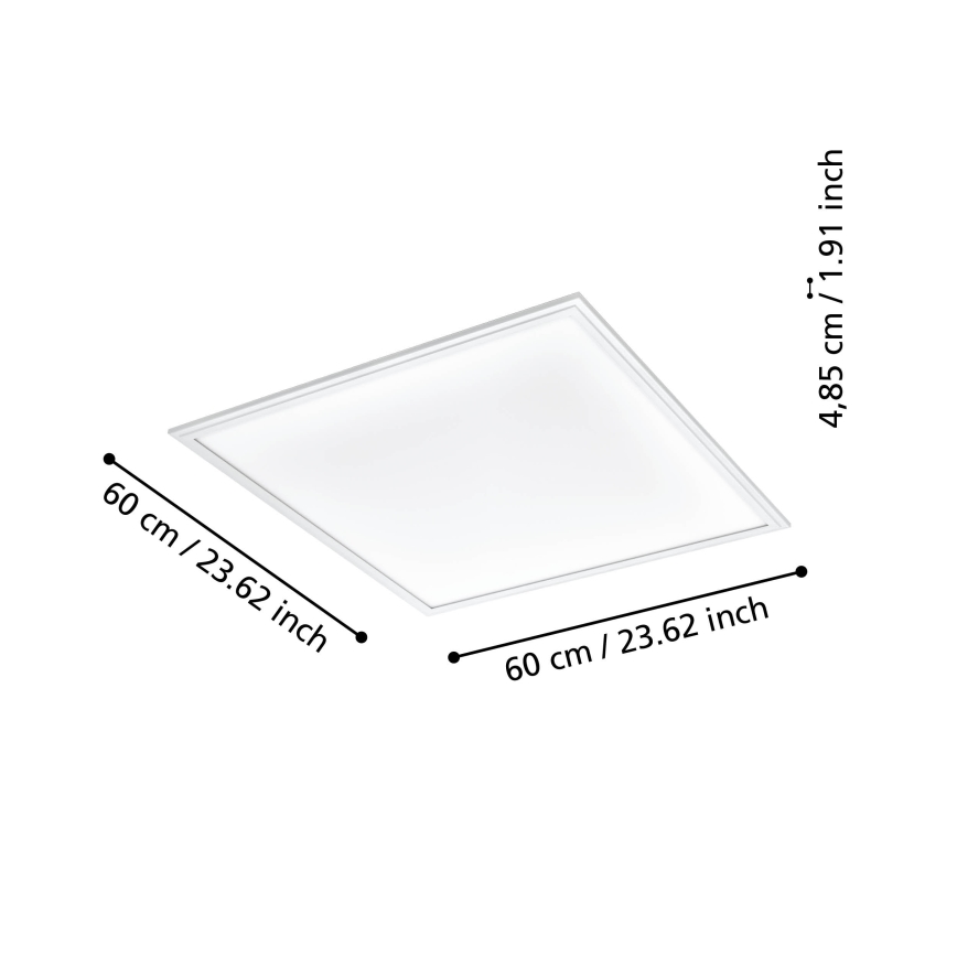 Eglo - Iluminação de teto LED com regulação LED/33W/230V branca ZigBee