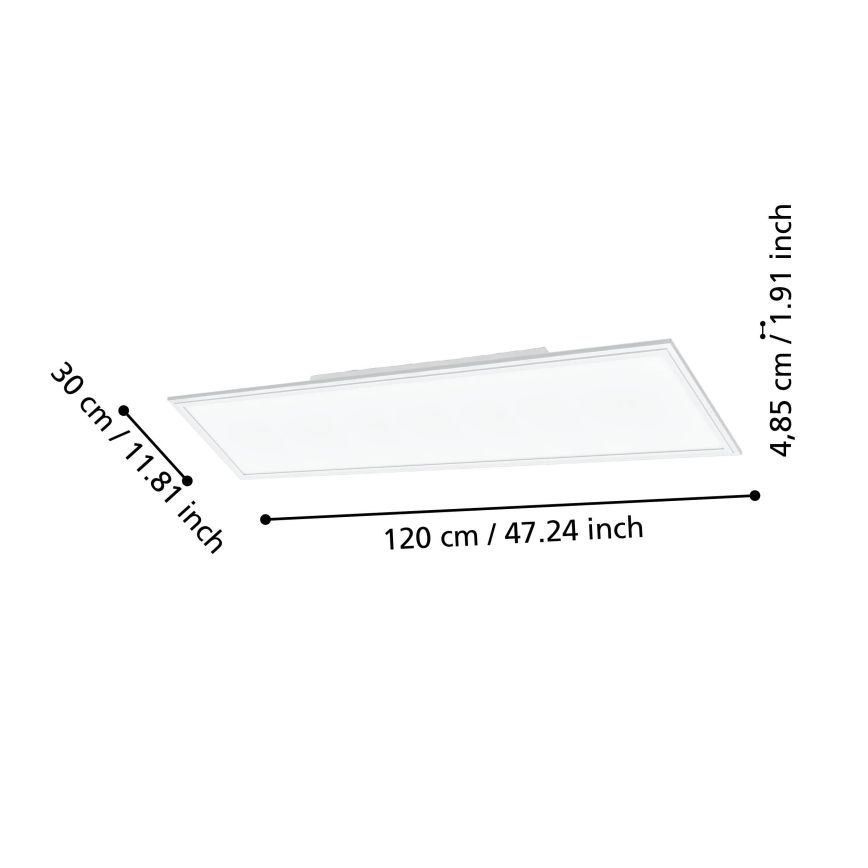 Eglo - Iluminação de teto LED com regulação LED/33,5W/230V branca ZigBee