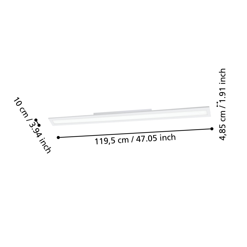 Eglo - Iluminação de teto LED com regulação LED/33,5W/230V 2700-6500K branca ZigBee