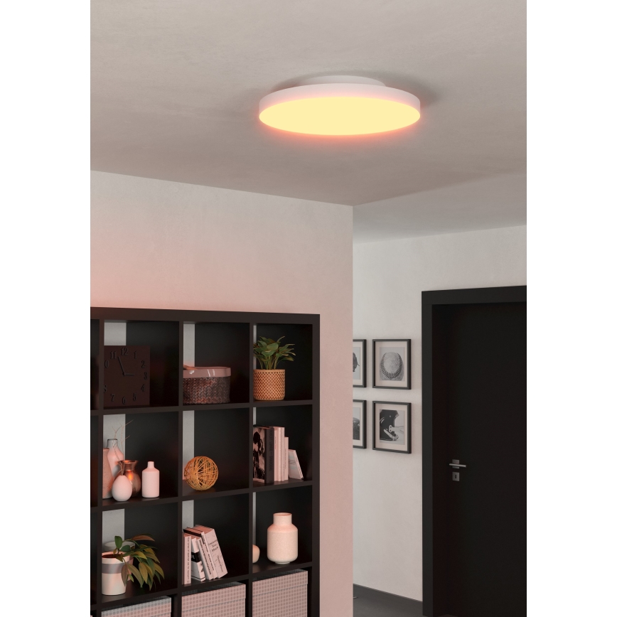 Eglo - Iluminação de teto LED RGBW com regulação LED/22,4W/230V ZigBee