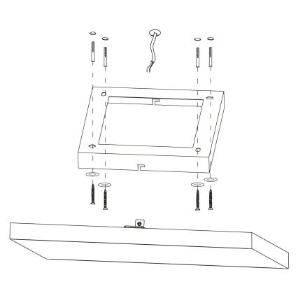 Eglo - Iluminação de teto LED RGBW com regulação LED/16W/230V ZigBee