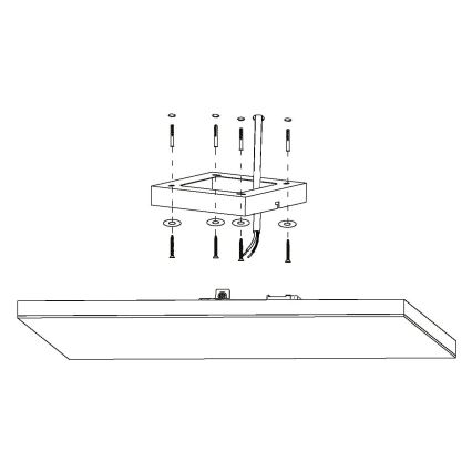 Eglo - Iluminação de teto LED RGBW com regulação LED/32,4W/230V ZigBee