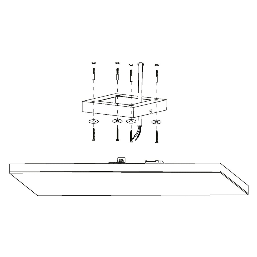 Eglo - Iluminação de teto LED RGBW com regulação LED/32,4W/230V ZigBee