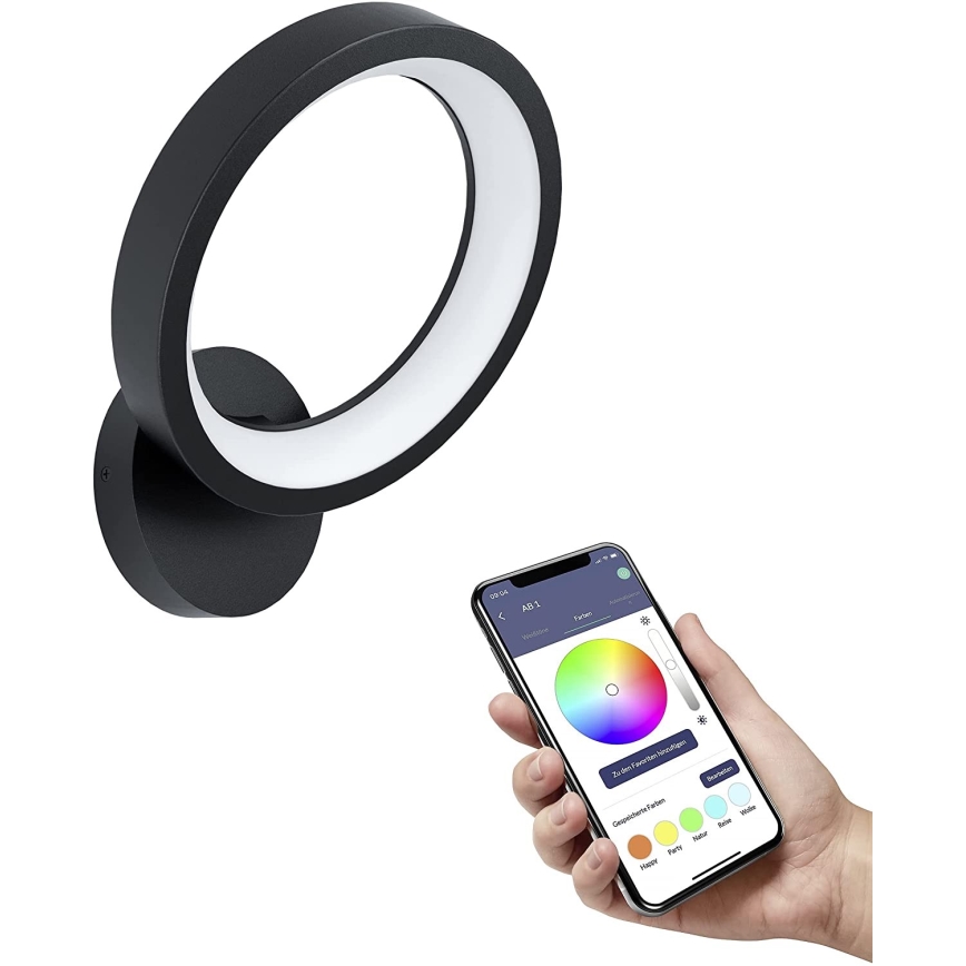 Eglo - Iluminação de parede LED RGBW com regulação LED/16W/230V ZigBee