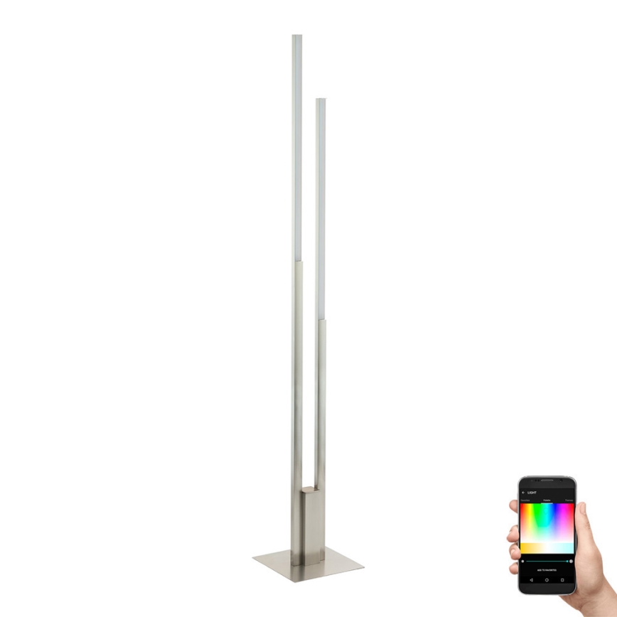 Eglo - Candeeiro de chão LED RGBW com regulação LED/32W/230V ZigBee
