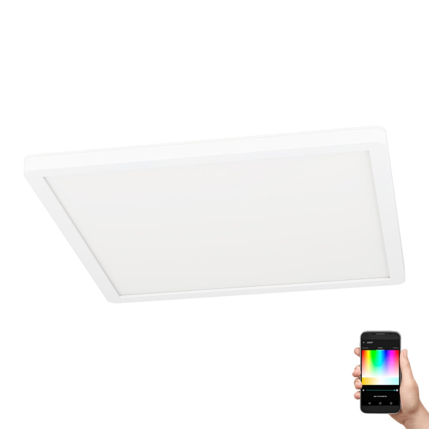 Eglo - Iluminação de teto LED RGBW com regulação LED/14,6W/230V branca ZigBee