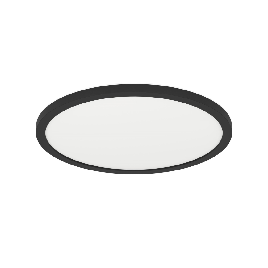 Eglo - Iluminação de teto LED RGBW com regulação LED/14,6W/230V preta ZigBee