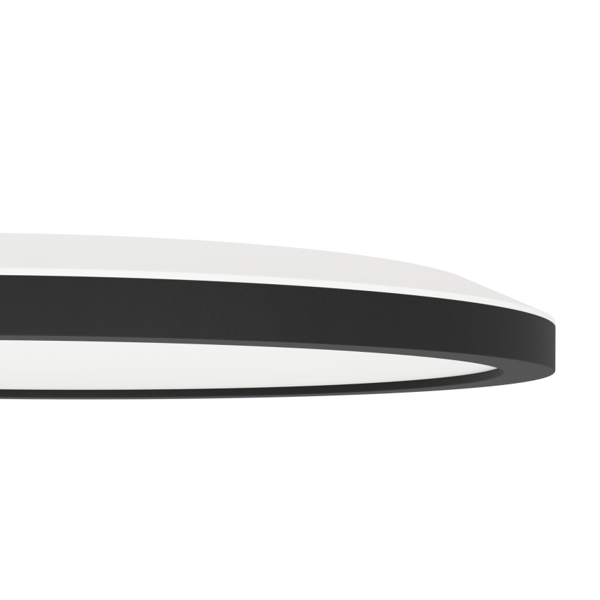 Eglo - Iluminação de teto LED RGBW com regulação LED/14,6W/230V preta ZigBee