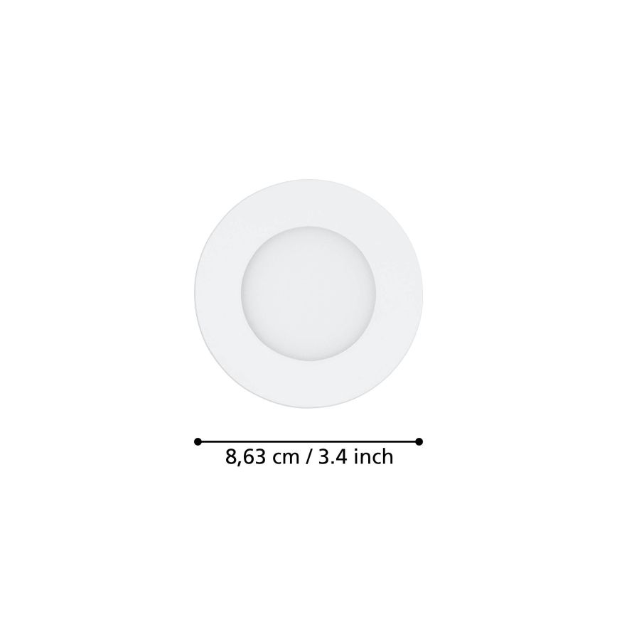 Eglo -CONJUNTO 3x Iluminações LED com regulação FUEVA-Z  LED/2,8W/230V IP44