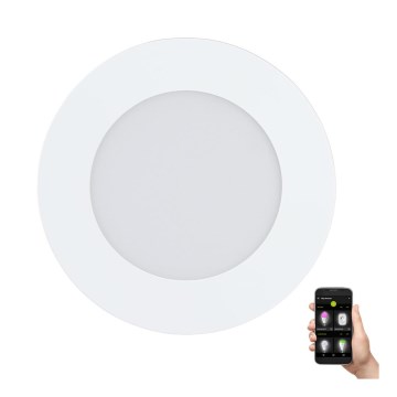 Eglo 900101 - Iluminação embutida de casa de banho LED com regulação FUEVA-Z  LED/5,4W/230V IP44 ZigBee