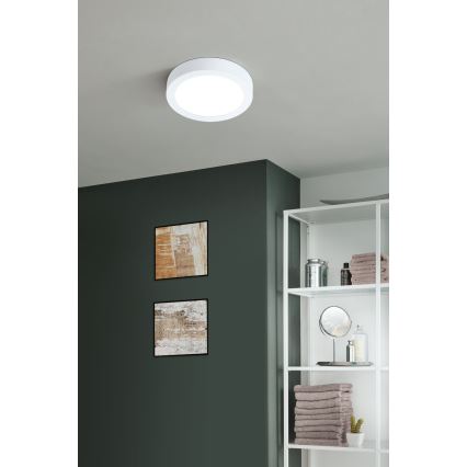 Eglo - Iluminação de teto de casa de banho LED com regulação LED/16,5W/230V 2700-6500K IP44 ZigBee