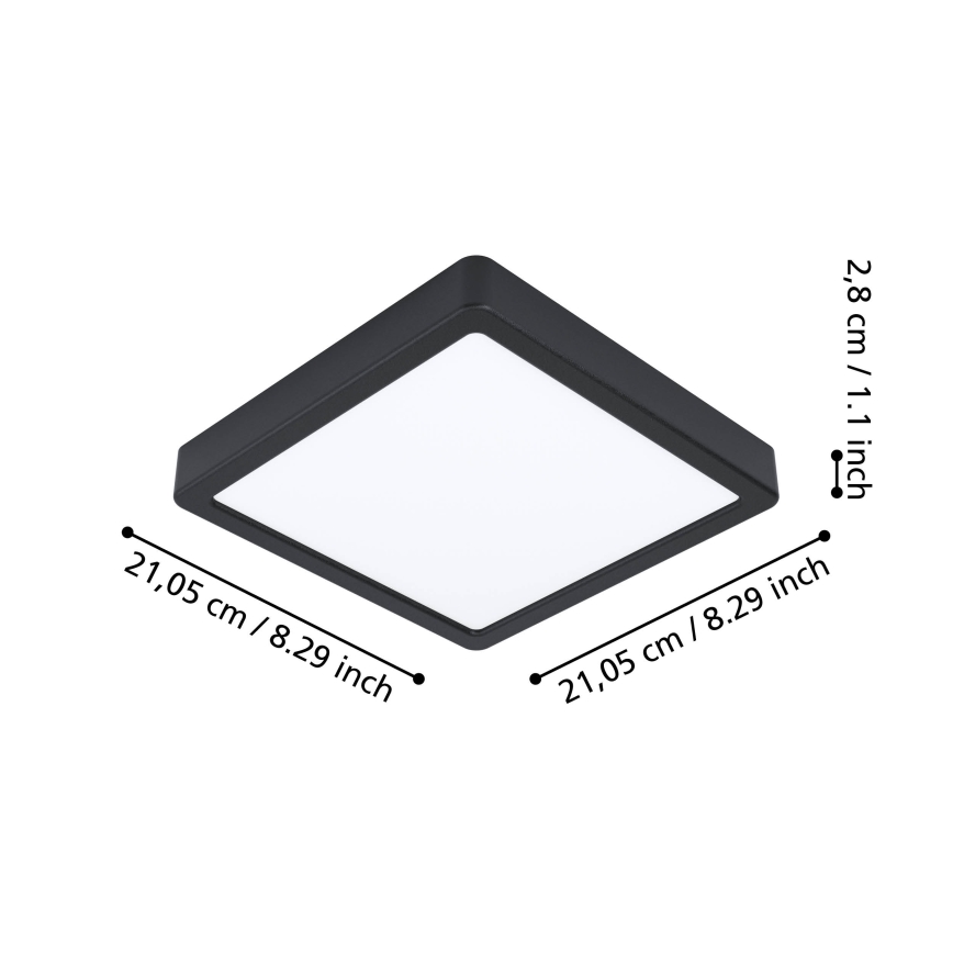 Eglo - Iluminação de teto de casa de banho LED com regulação LED/16,5W/230V IP44 ZigBee