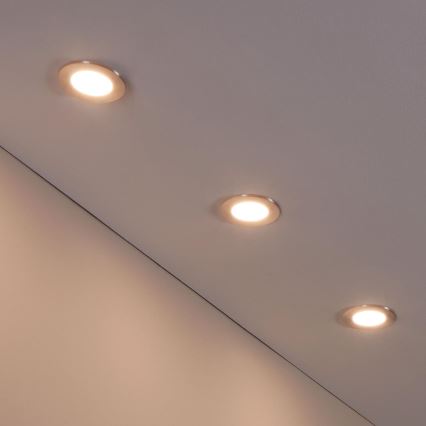 Eglo - ONJUNTO 3x Iluminação de casa de banho LED com regulação FUEVA-Z  LED/2,8W/230V IP44