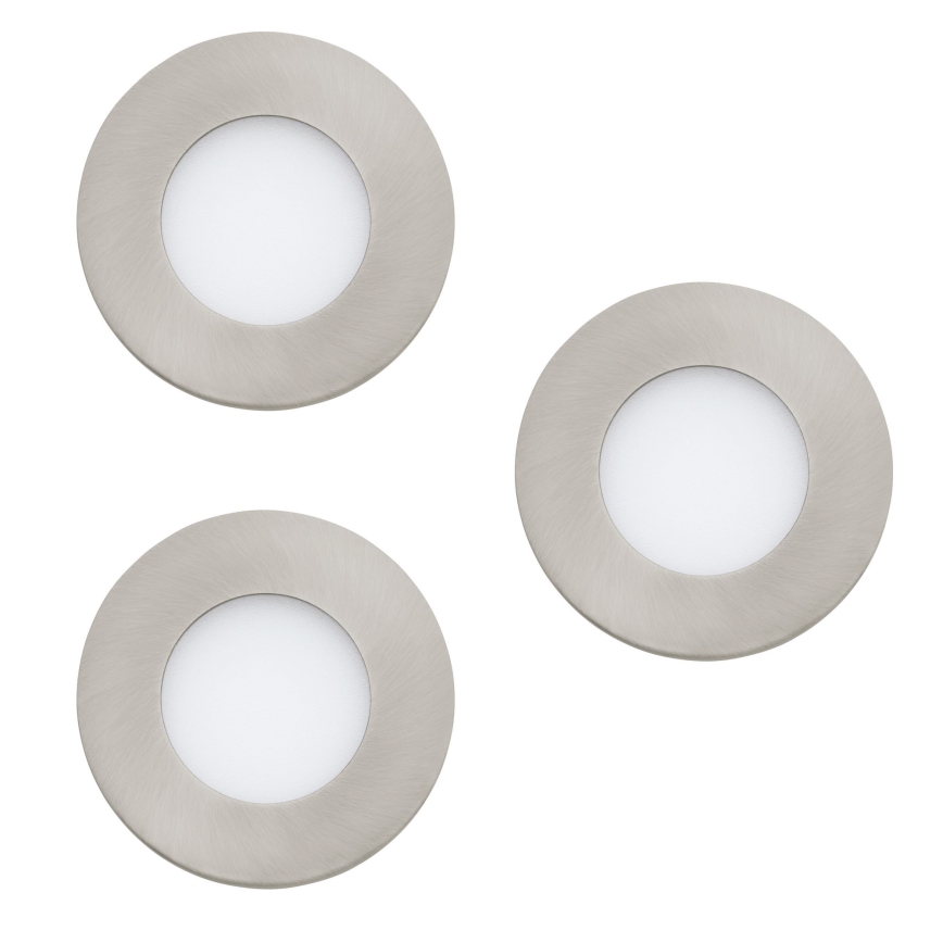 Eglo - ONJUNTO 3x Iluminação de casa de banho LED com regulação FUEVA-Z  LED/2,8W/230V IP44