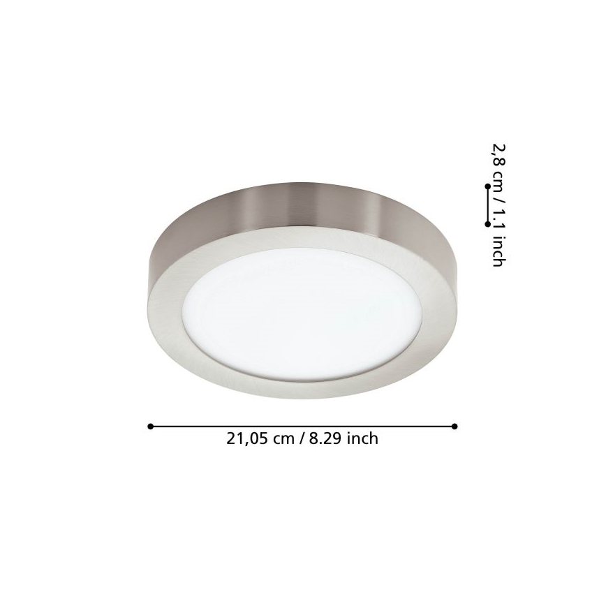 Eglo - Iluminação de teto de casa de banho LED com regulação LED/16,5W/230V IP44 ZigBee