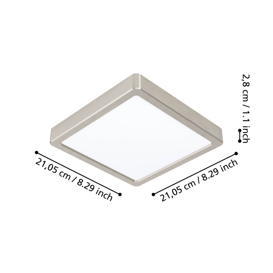 Eglo - Iluminação de casa de banho LED com regulação LED/16,5W/230V IP44 ZigBee