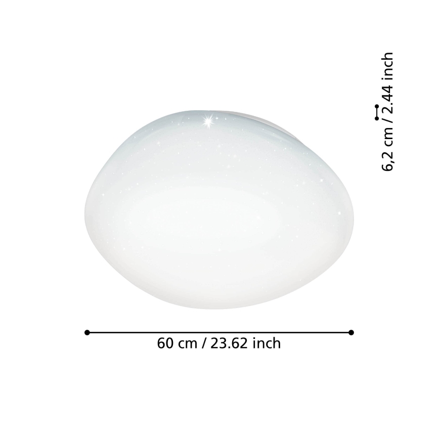 Eglo - Iluminação de teto LED RGBW com regulação LED/33W/230V ZigBee