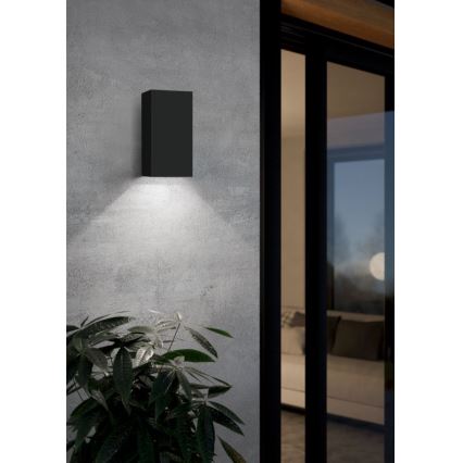 Eglo - Iluminação exterior LED RGB com regulação 2xGU10/5W/230V IP55 2700-6500K
