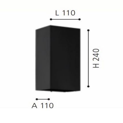 Eglo - Iluminação exterior LED RGB com regulação 2xGU10/5W/230V IP55 2700-6500K
