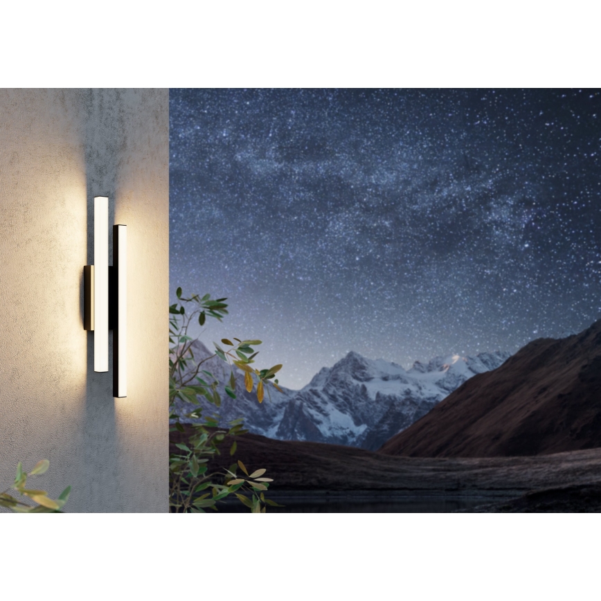 Eglo - Iluminação de parede exterior LED 2xLED/4,2W/230V IP55