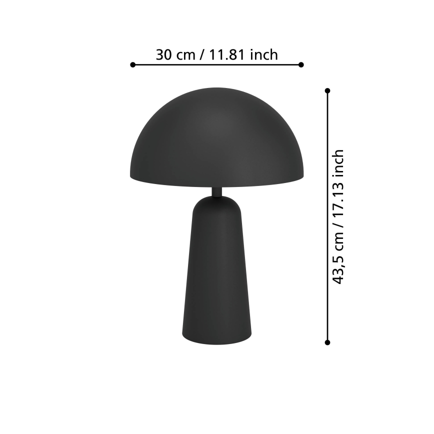 Eglo - Candeeiro de mesa 1xE27/40W/230V