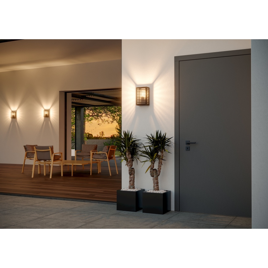 Eglo - Iluminação de parede exterior 1xE27/60W/230V IP44