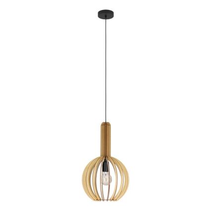 Eglo - Candelabro suspenso 1xE27/40W/230V diâmetro 31 cm bege