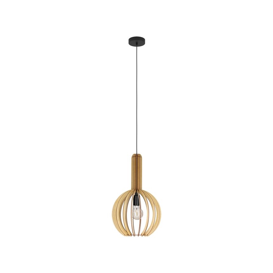 Eglo - Candelabro suspenso 1xE27/40W/230V diâmetro 31 cm bege