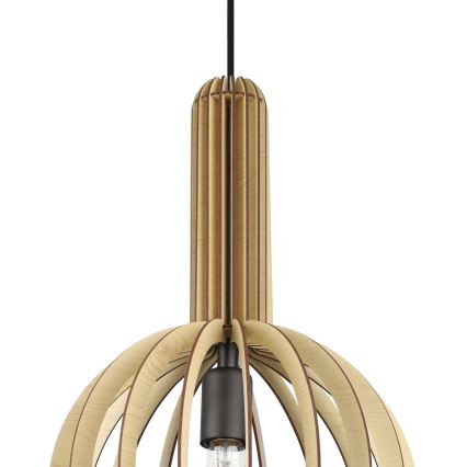 Eglo - Candelabro suspenso 1xE27/40W/230V diâmetro 31 cm bege