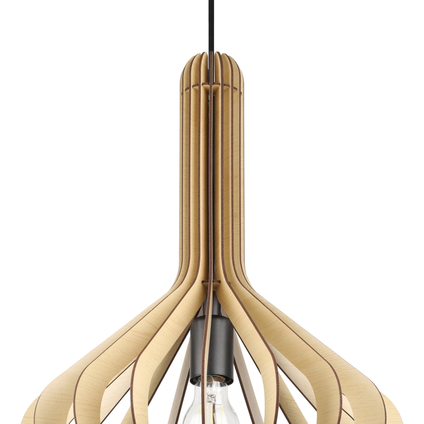 Eglo - Candelabro suspenso 1xE27/40W/230V diâmetro 38 cm bege