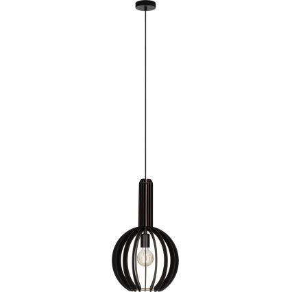 Eglo - Candelabro suspenso 1xE27/40W/230V diâmetro 31 cm preto