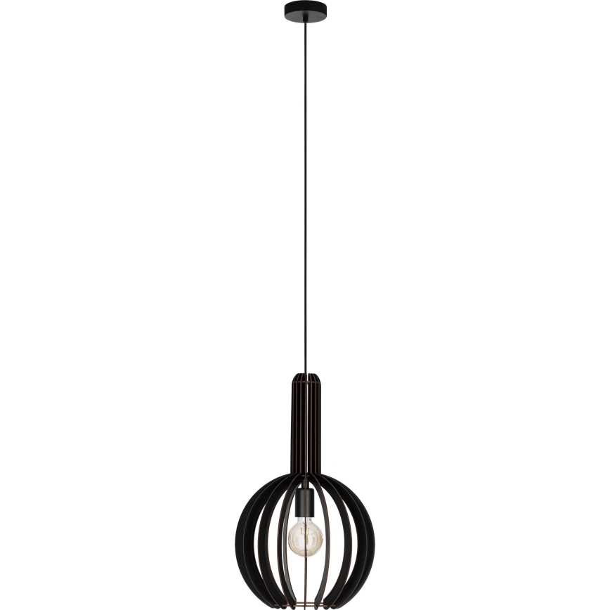 Eglo - Candelabro suspenso 1xE27/40W/230V diâmetro 31 cm preto