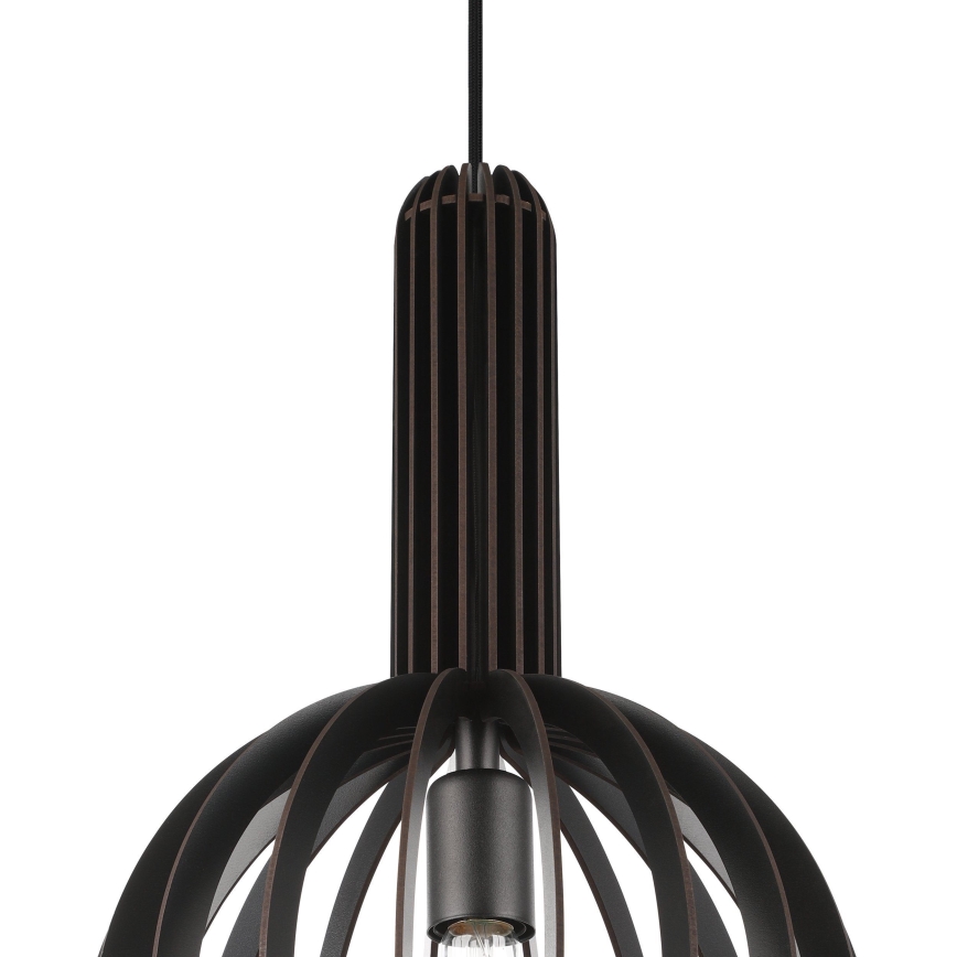Eglo - Candelabro suspenso 1xE27/40W/230V diâmetro 31 cm preto