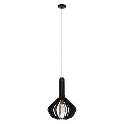 Eglo - Candelabro suspenso 1xE27/40W/230V diâmetro 38 cm preto