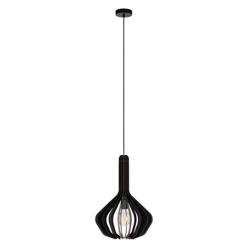 Eglo - Candelabro suspenso 1xE27/40W/230V diâmetro 38 cm preto