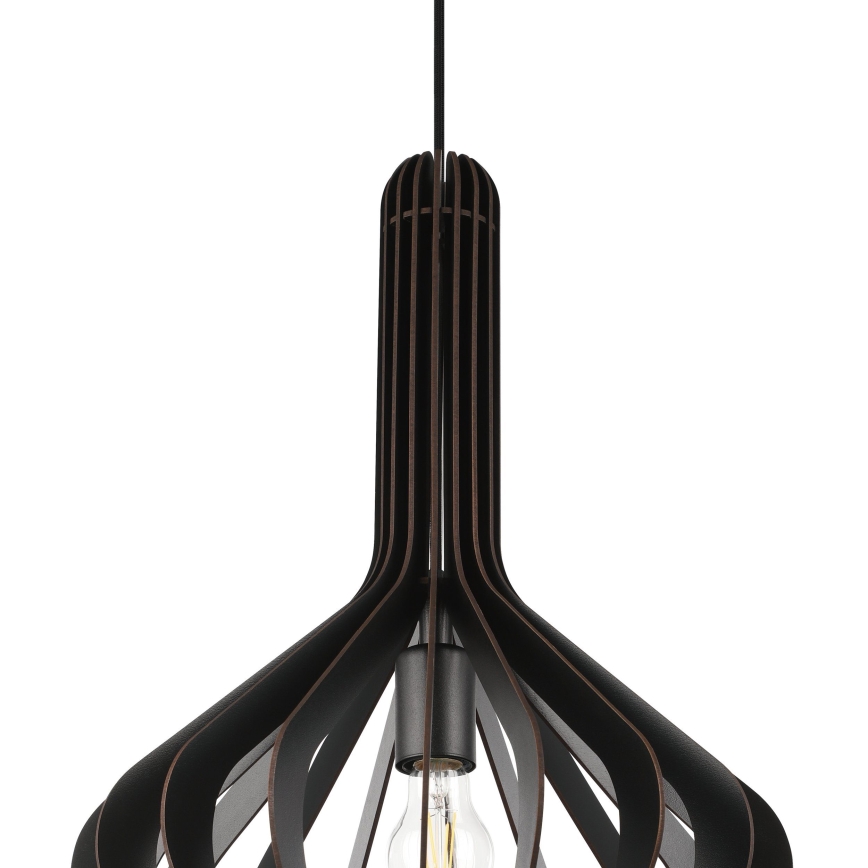 Eglo - Candelabro suspenso 1xE27/40W/230V diâmetro 38 cm preto