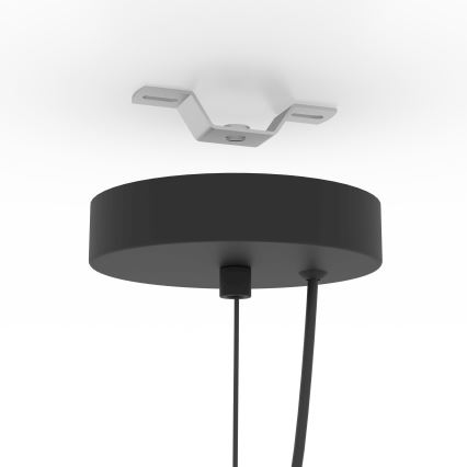 Eglo - Candelabro suspenso 1xE27/40W/230V preto