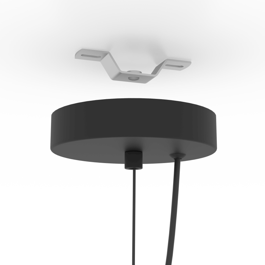 Eglo - Candelabro suspenso 1xE27/40W/230V preto