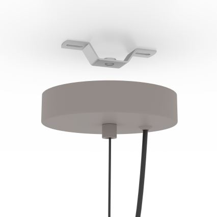 Eglo - Candelabro suspenso 1xE27/40W/230V cinzento