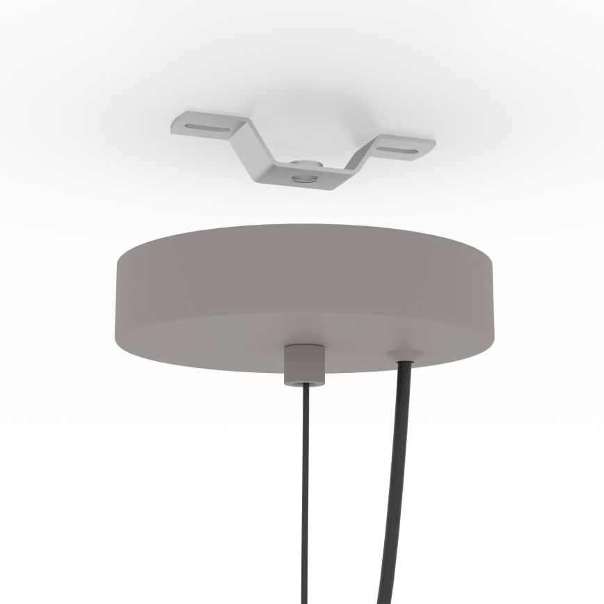Eglo - Candelabro suspenso 1xE27/40W/230V cinzento