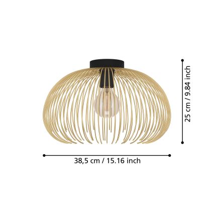 Eglo - Iluminação de teto 1xE27/40W/230V