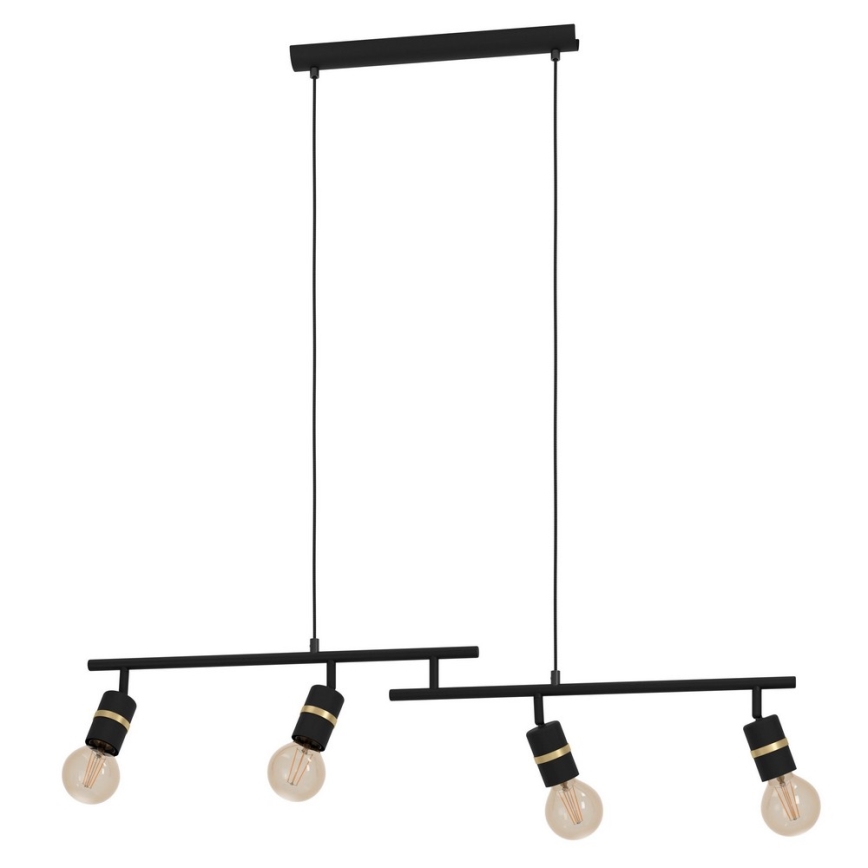 Eglo - Candelabro suspenso 4xE27/10W/230V