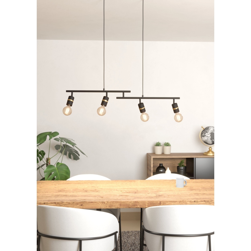 Eglo - Candelabro suspenso 4xE27/10W/230V