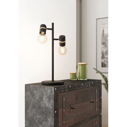 Eglo - Candeeiro de mesa 2xE27/10W/230V