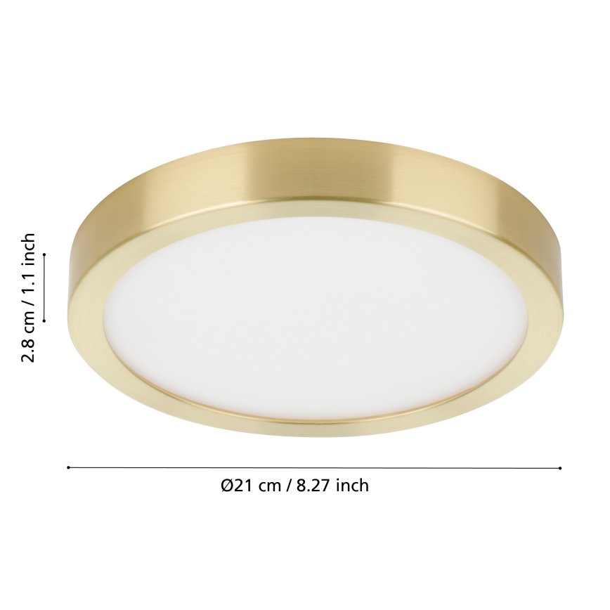 Eglo - Iluminação de teto LED LED/17W/230V diâmetro 21 cm