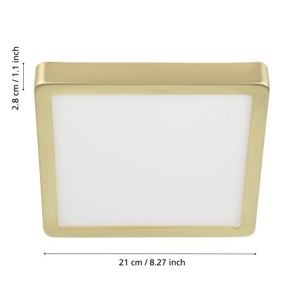 Eglo - Iluminação de teto LED LED/17W/230V