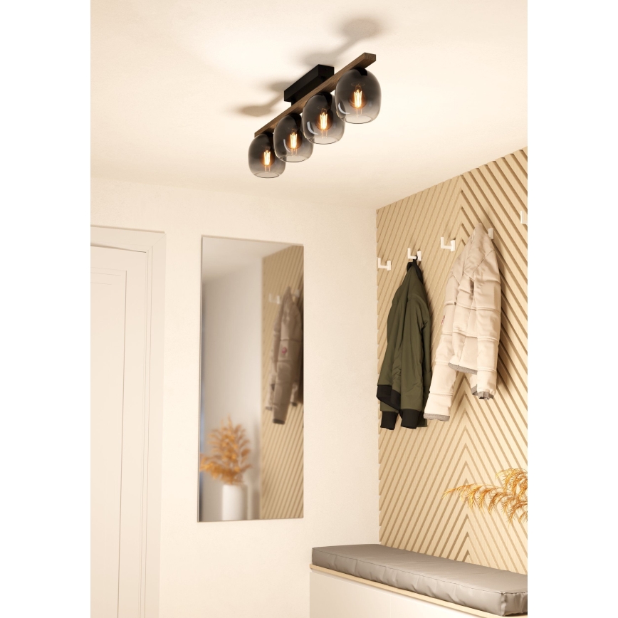 Eglo - Candelabro integrado 4xE27/40W/230V