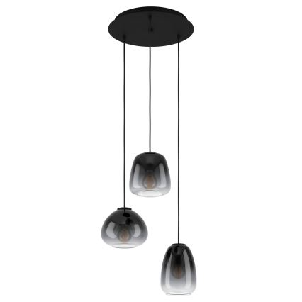 Eglo  - Candelabro suspenso 3xE27/40W/230V diâmetro 43 cm
